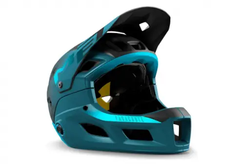 equiper un casque vtt bleu