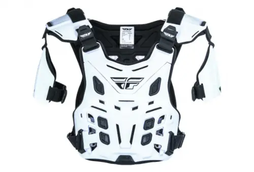 top gilet de protection dorsale VTT blanc